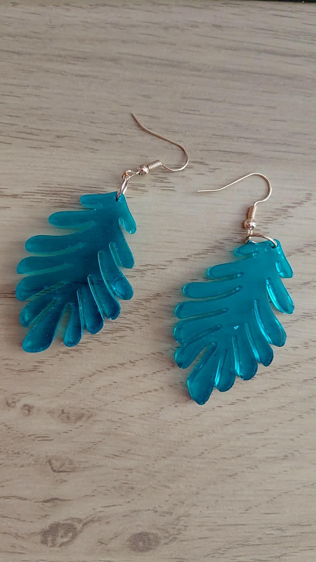 Boucles d'oreille Feuille