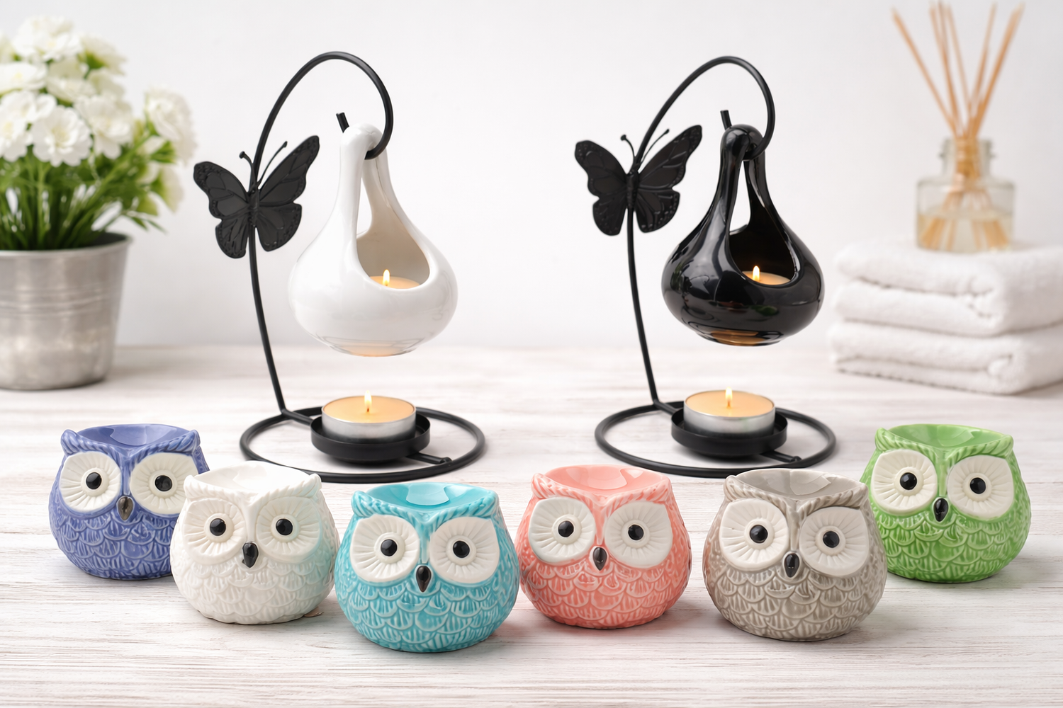 Bruleur et huile aromatique