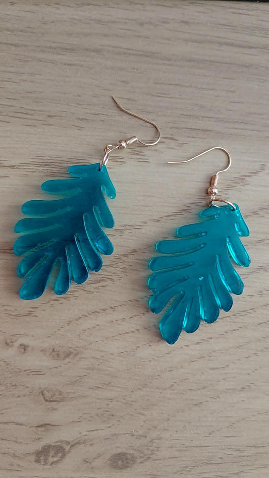 Boucles d'oreille Feuille
