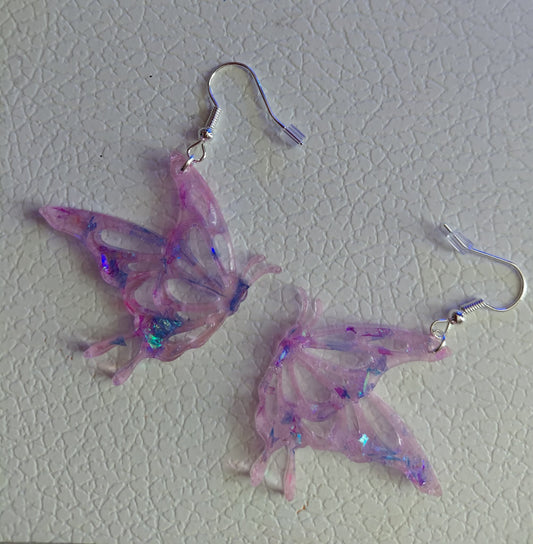 Boucle d'oreille papillon