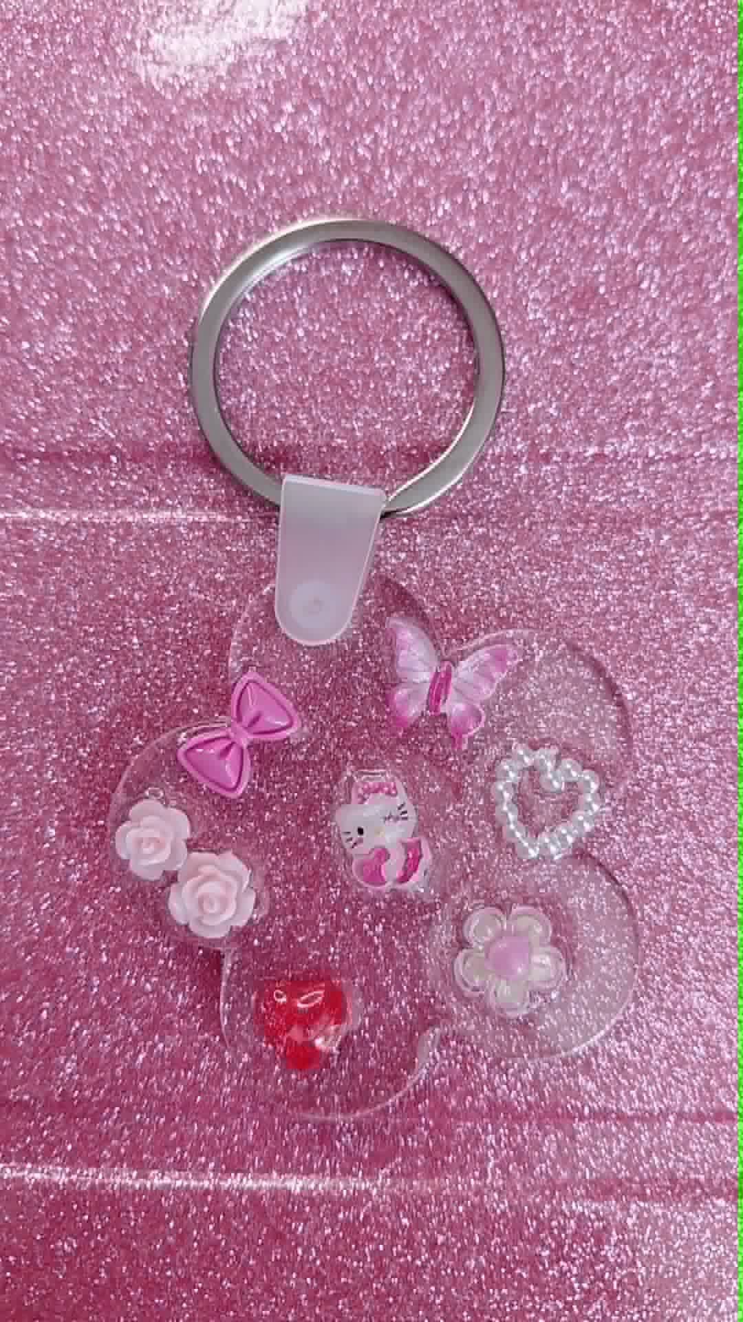 Porte clés fleur