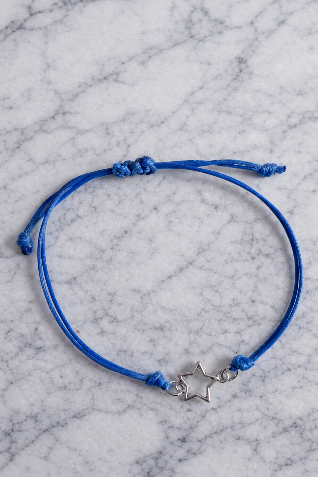 Bracelets avec Etoile est en métal  le codon et bleu 