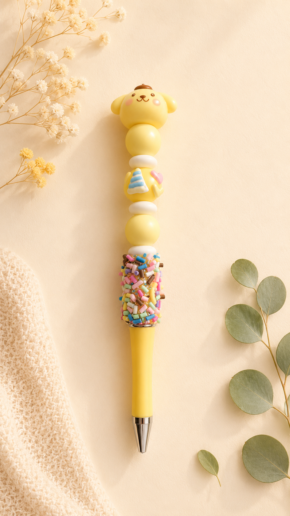 stylo avec tête purin