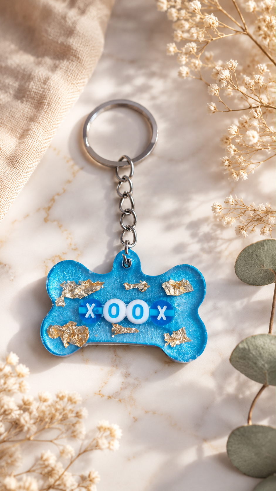 Porte clés avec prénom de votre chien