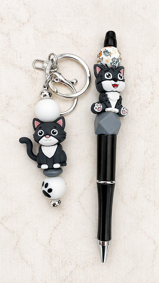 duo porte clés avec stylo