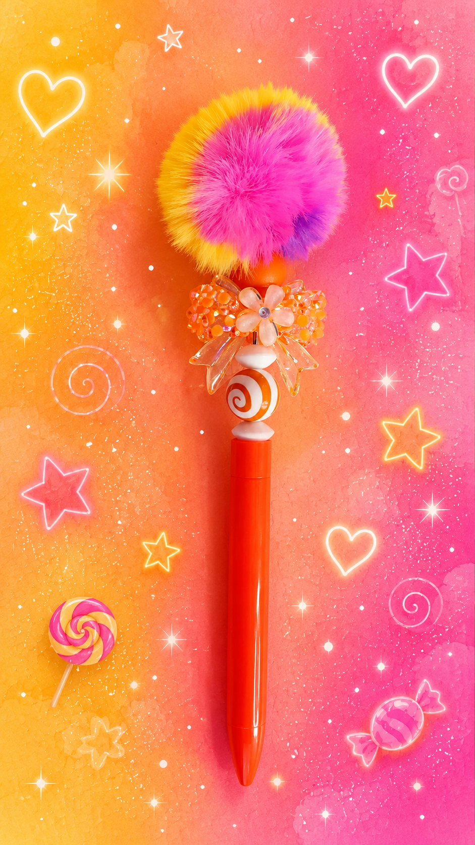 Stylo pompom