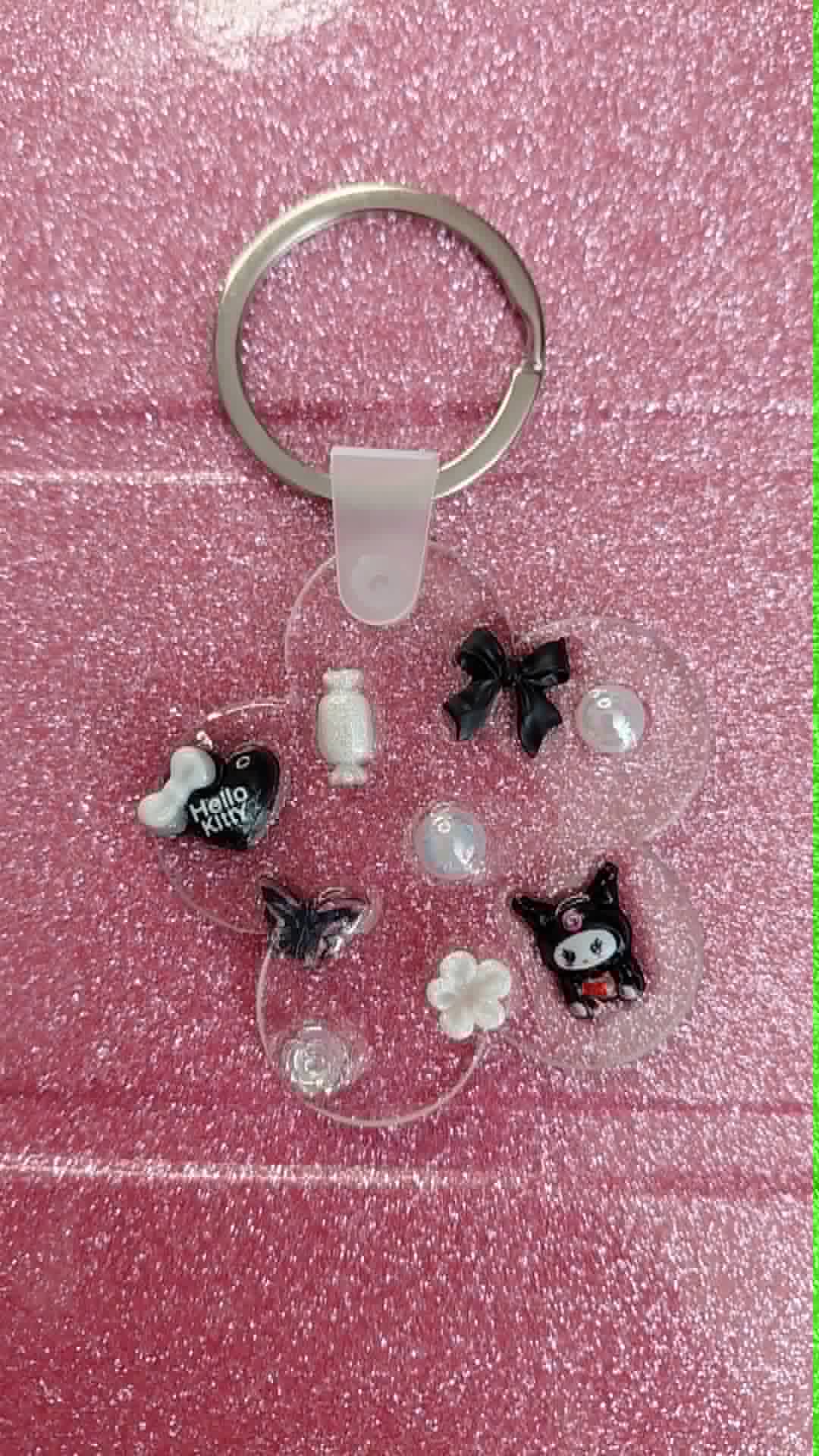 Porte clés fleur