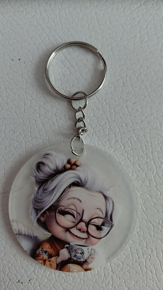 porte clés mamie