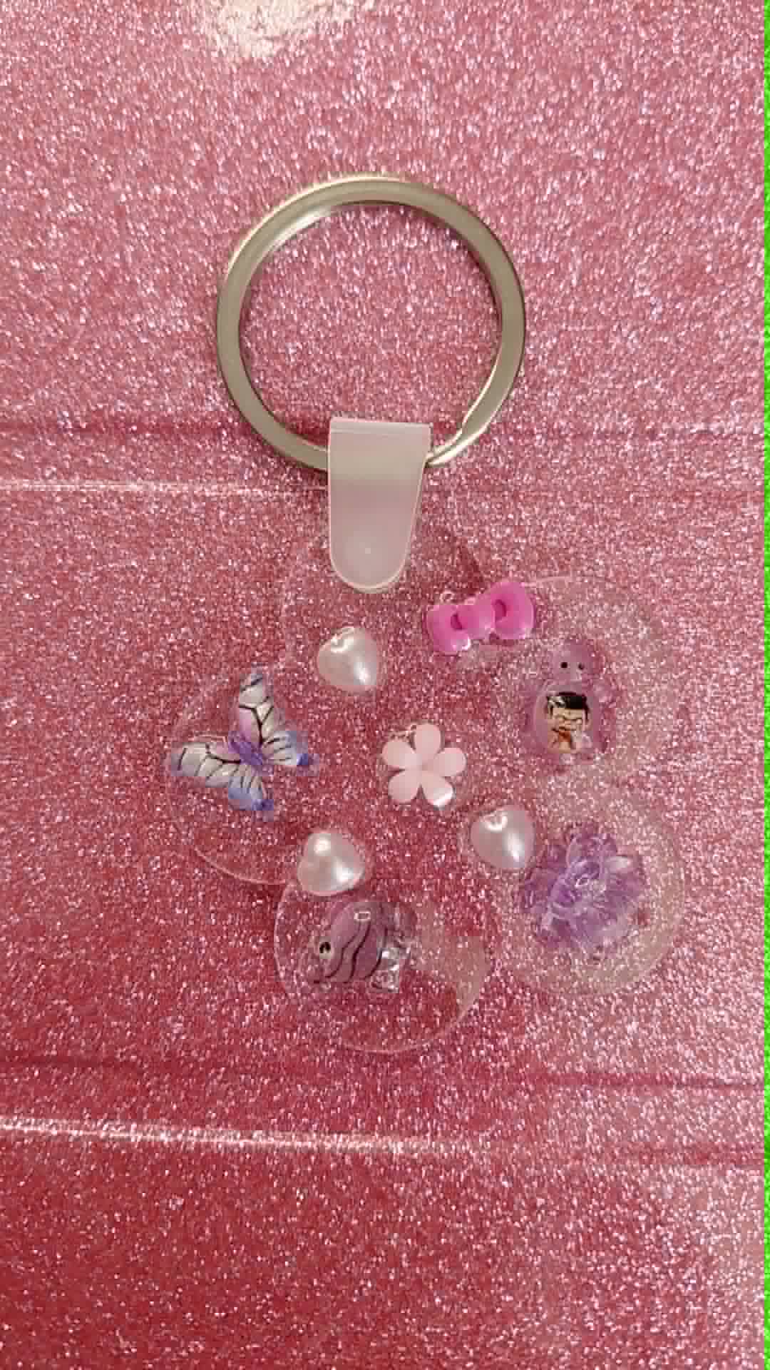 Porte clés fleur