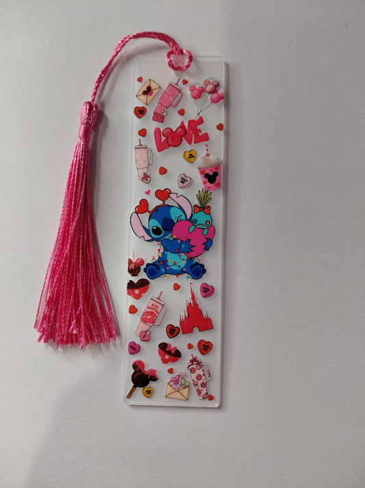 Marque pages avec des cœur 